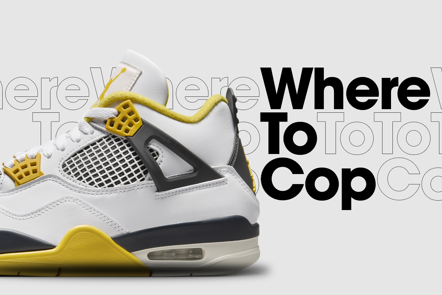 Where to cop: Nike Air Jordan 4 Retro WMNS 'Vivid Sulfur'